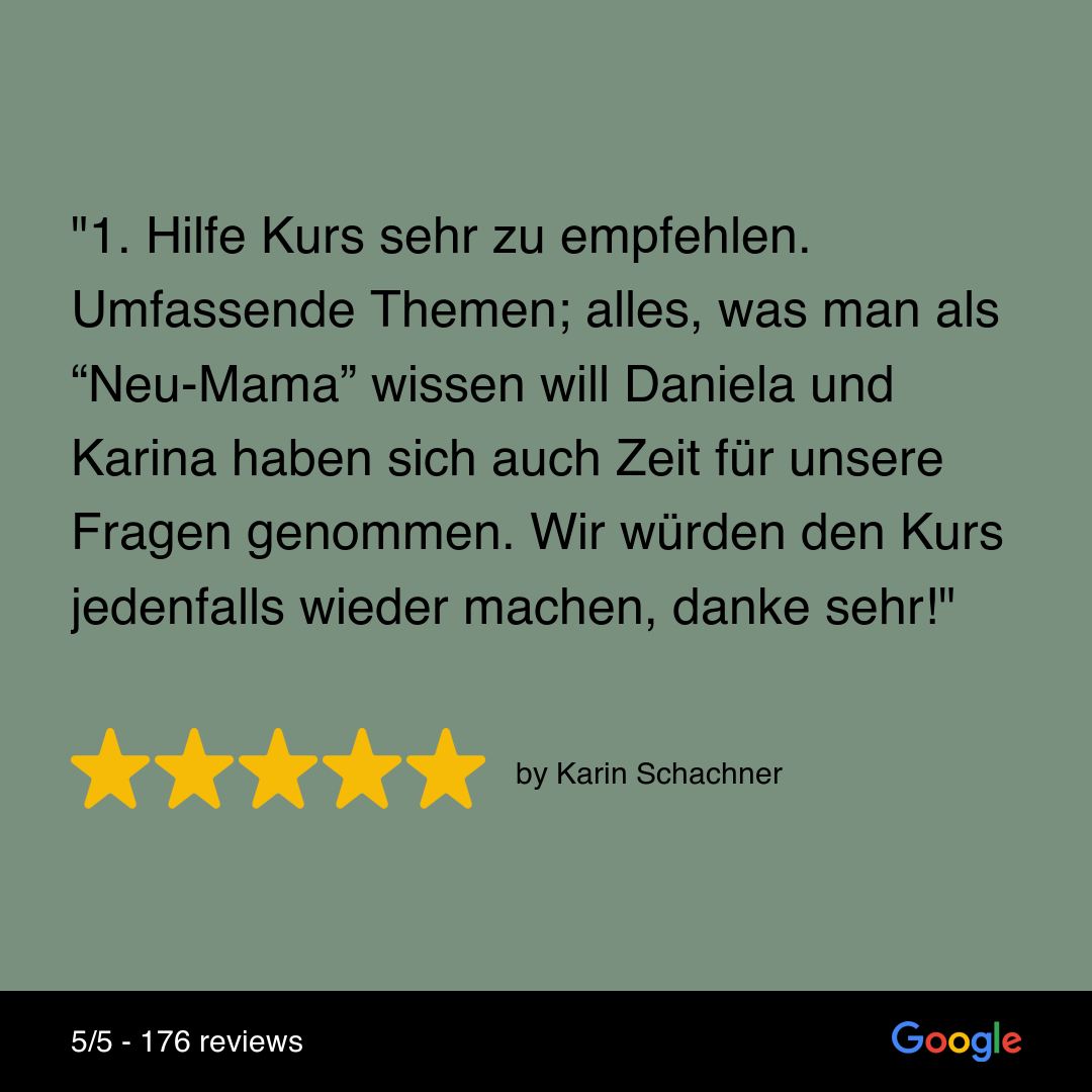 Erste Hilfe Kurs Baby und Kleinkind 10 google bewertung erste hilfe kurs 6 | Nestlingszeit
